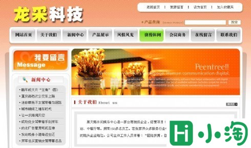 商业公司产品展示网页模板